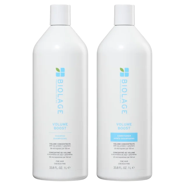 Biolage Volume Boost Shampoo and Conditioner Set, 33.8 fl oz