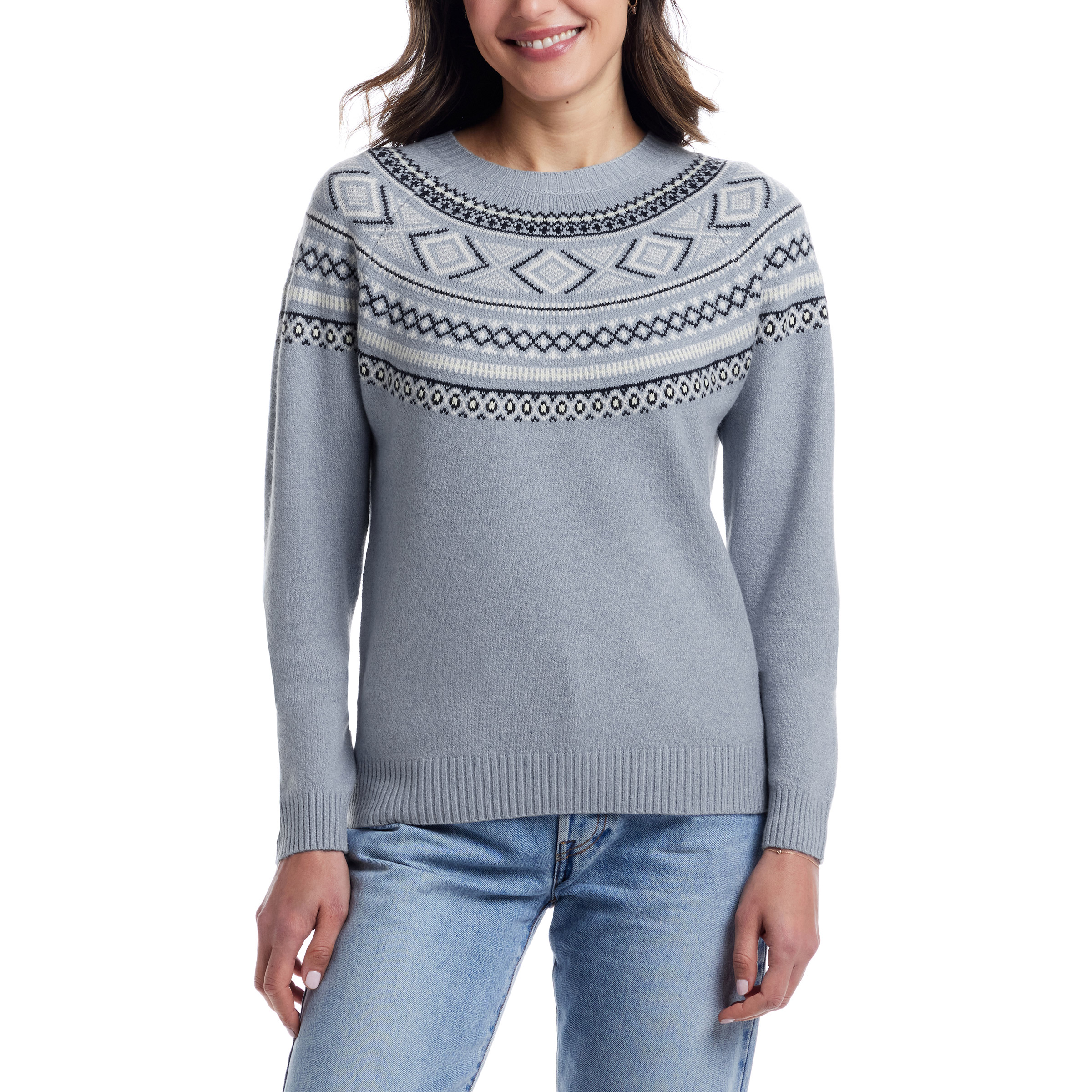 Weatherproof Vintage Women's Fairisle Sweater