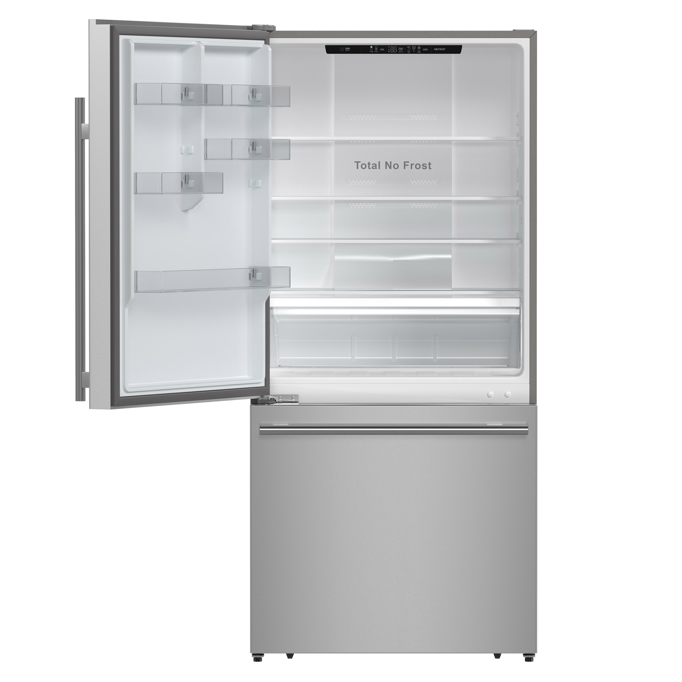 Milano 2-piece 62 in. 34.4 cu ft. Stainless Steel Freestanding