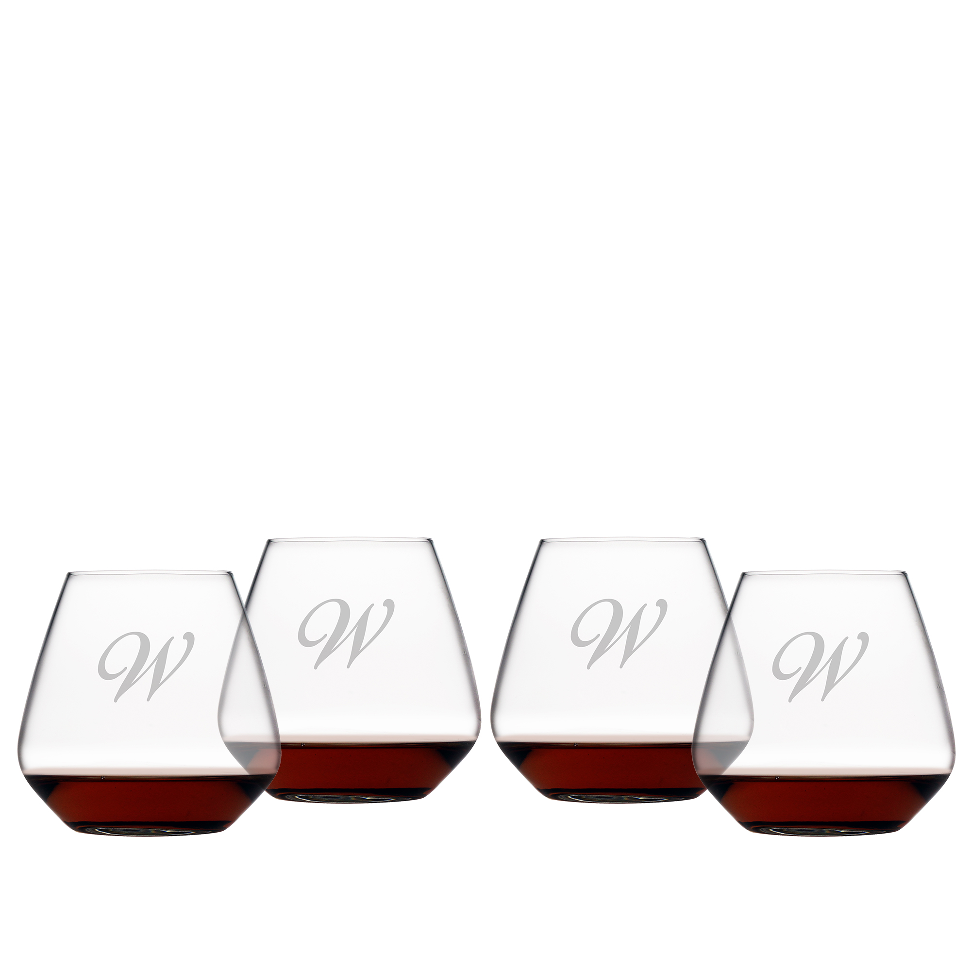 Atelier Stemless Wine Glasses, Set of 4