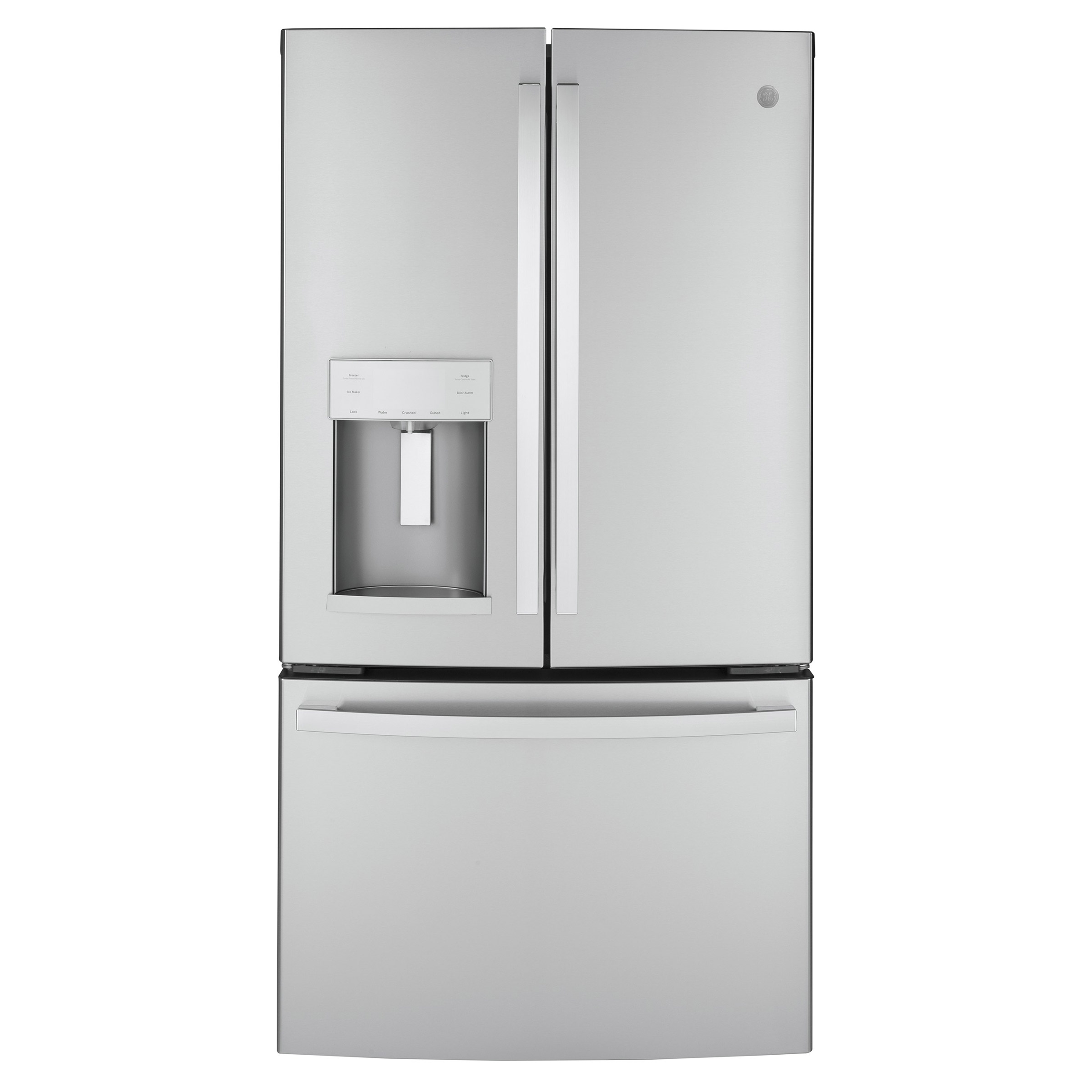 GE 22.1 cu. ft. Counter-Depth French Door Refrigerator with TwinChill Evaporators and Humidity Controlled Drawers