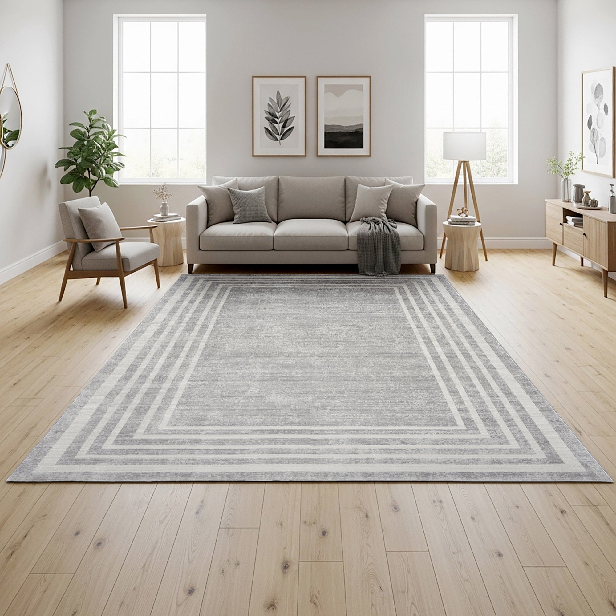 Sasha Area Rug, Damson Gray, 8'8” x 13' | Costco