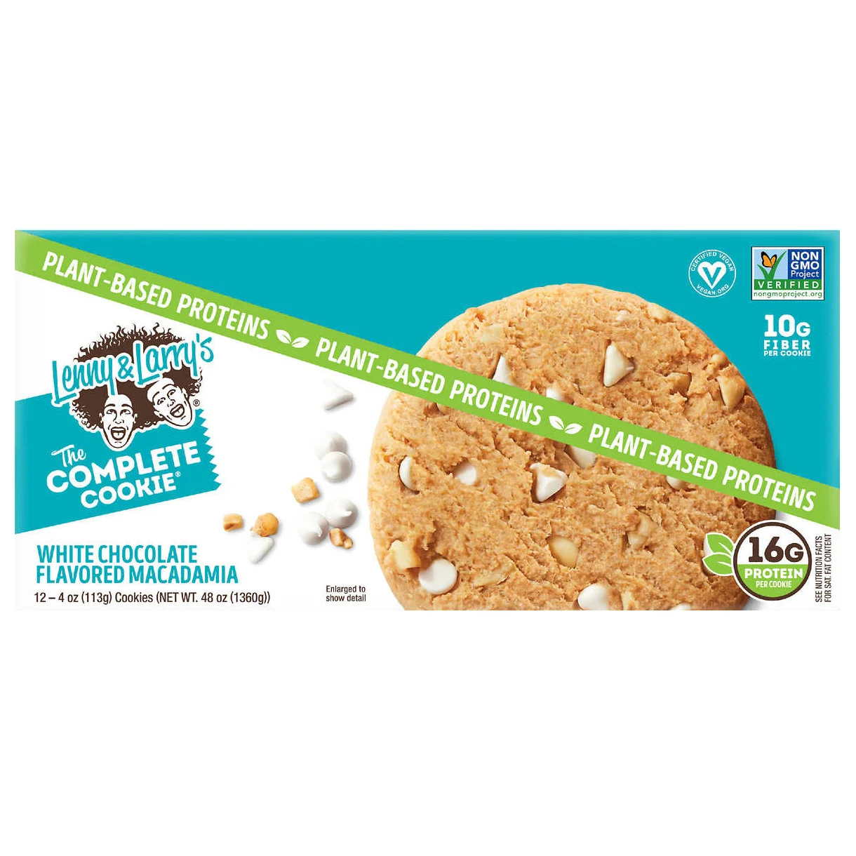 Lenny & Larry's The Complete Cookie, White Chocolate Flavored