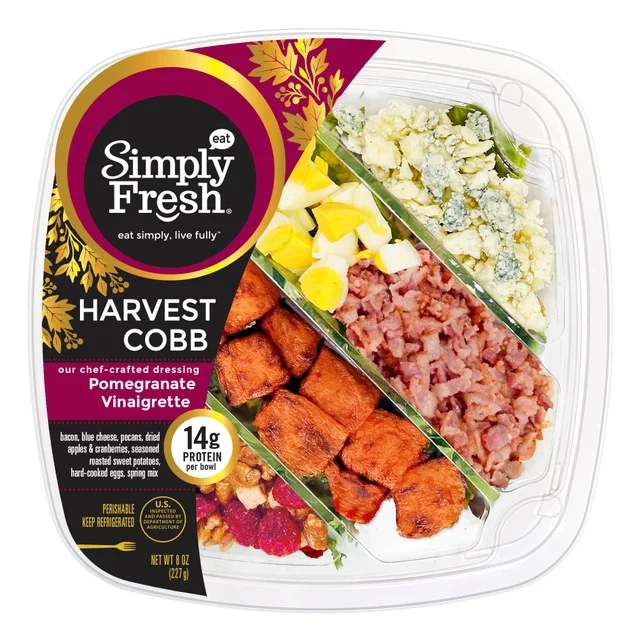 SIMPLY FRESH HARVEST COBB SALAD 2/8.0 OZ