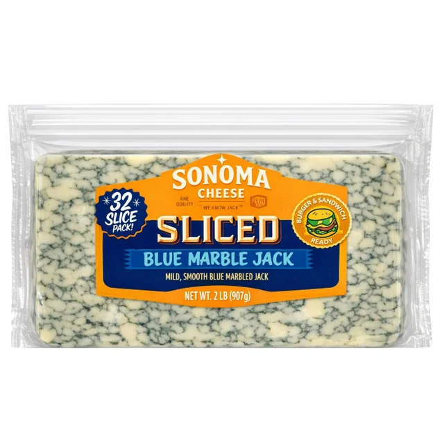 SONOMA CHEESE MARBLED BLUE JACK 32 OZ (2LBS)