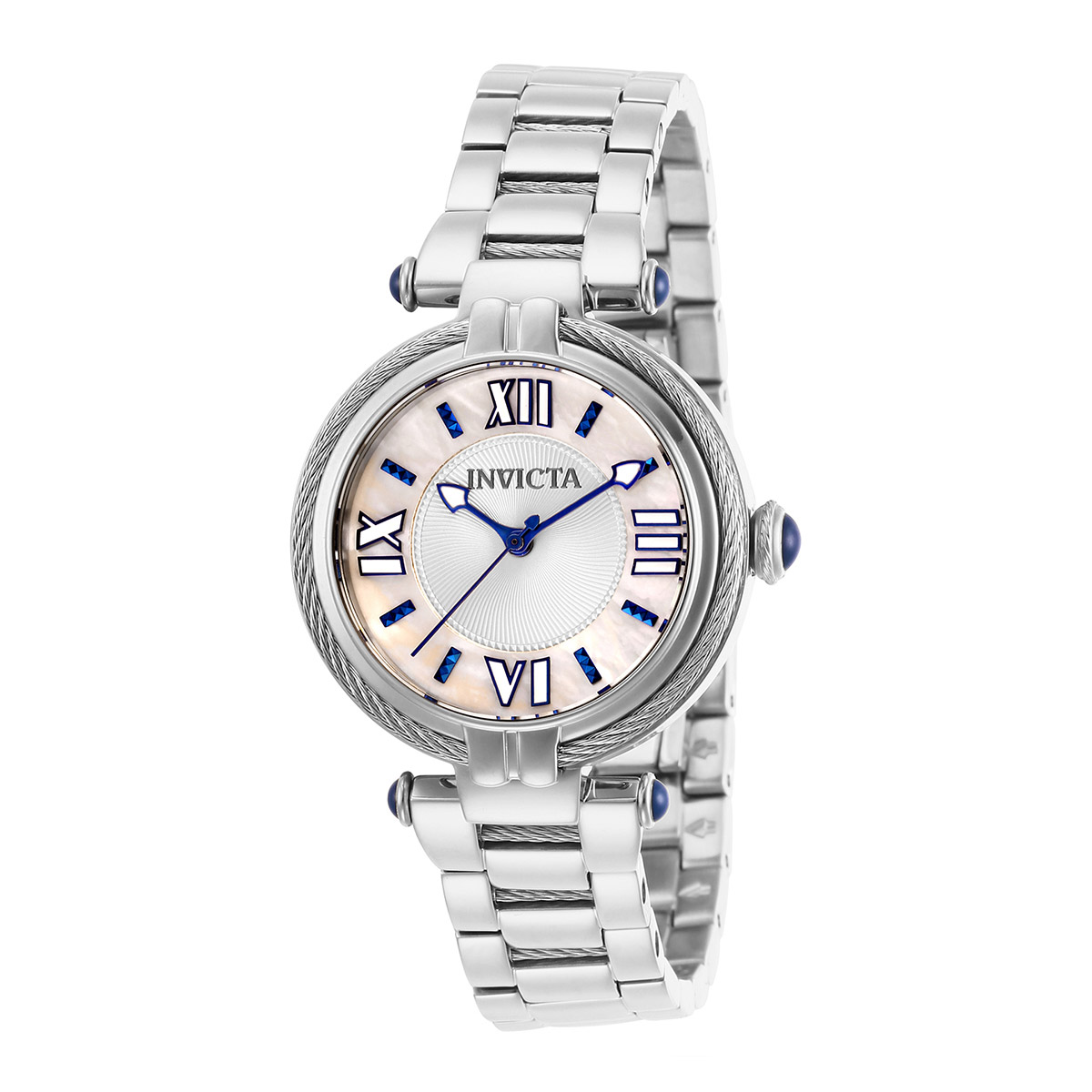Invicta Silver Mother-of-Pearl Dial Stainless Steel Watch ?NEW?Invicta Silver LUPAH Mother of Pearl 44.5MM Men main image 2