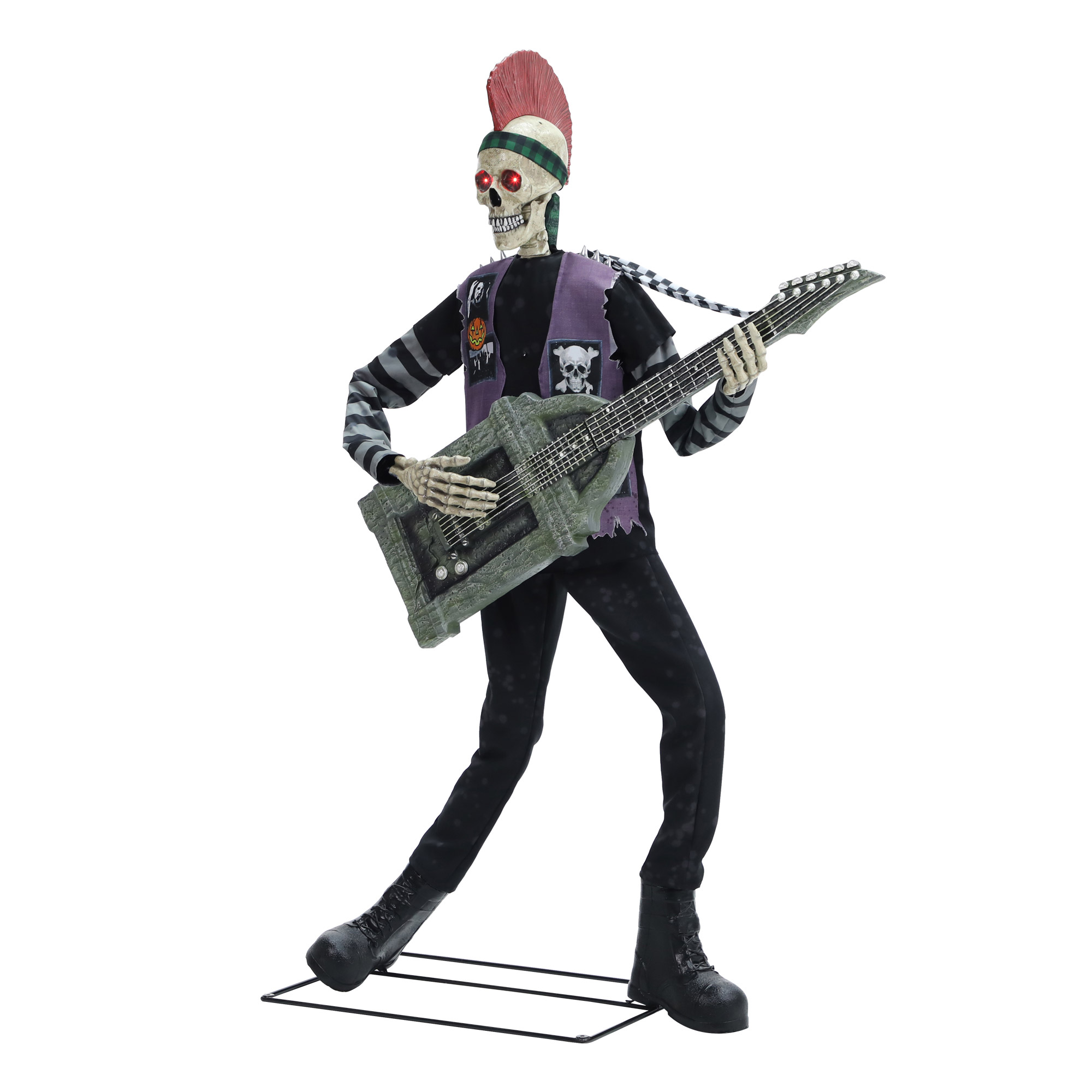 Halloween Skeleton Punk Rocker 1.83 m (6 ft.) | Costco