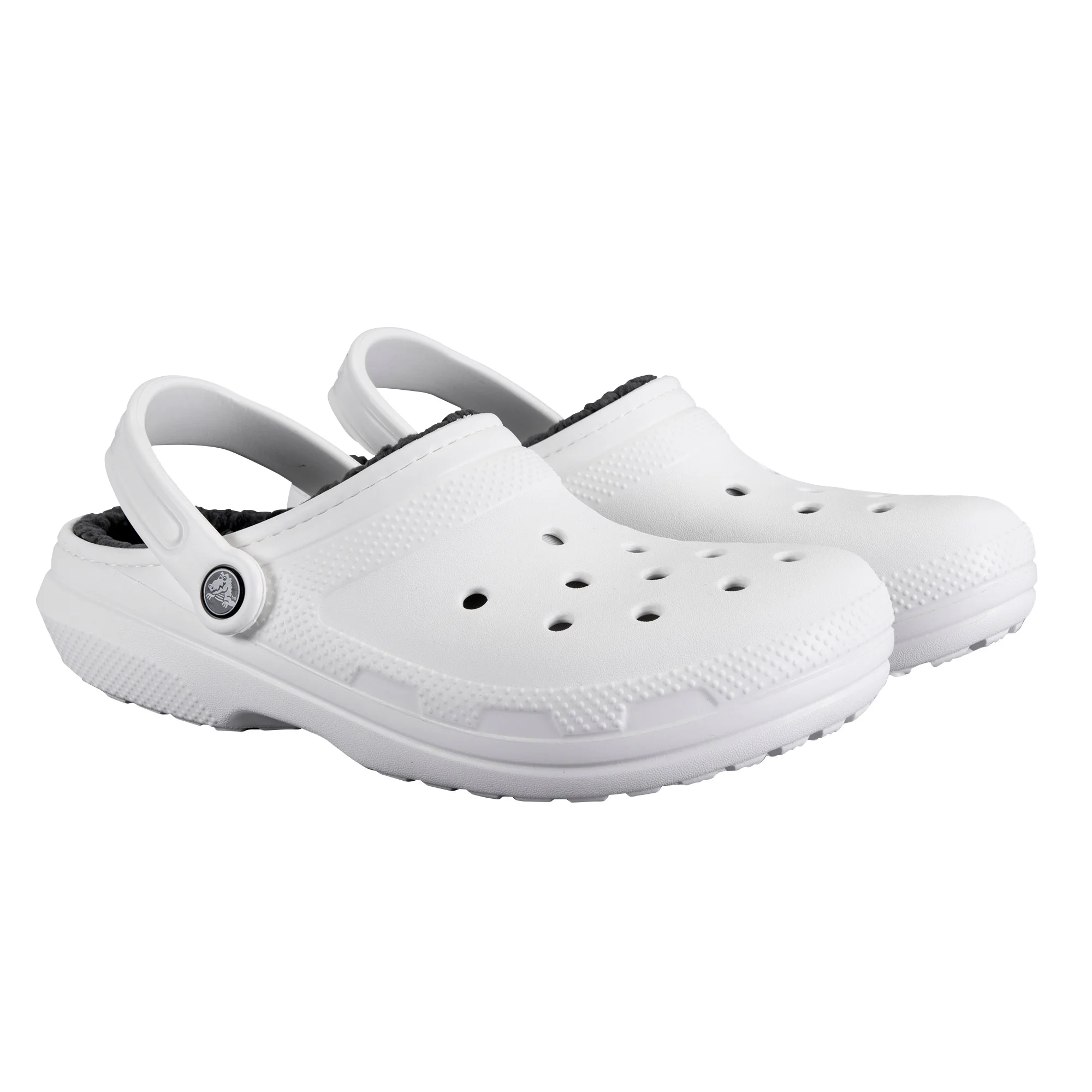 Crocs Men\'s Classic Lined Faux Fur Fuzzy Clogs Size 8 White Slip-on Warm Comfy Crocs Classic Scruff - Sepia | Slippers | Huckberry main image 4