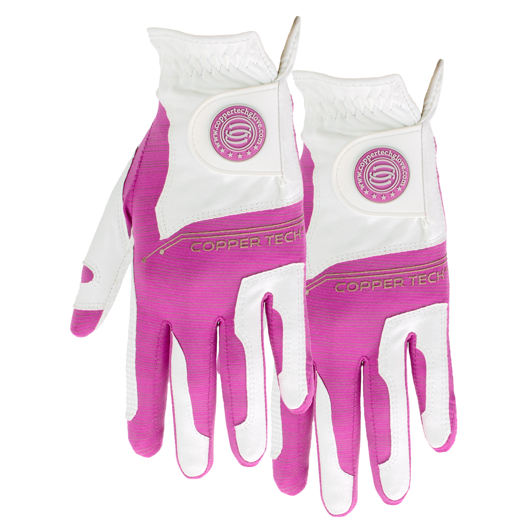 Copper Tech Women's Golf Glove, 2-pack