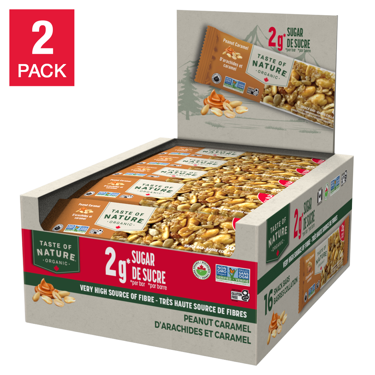 Taste Of Nature Snack Bars, 32 × 40 g