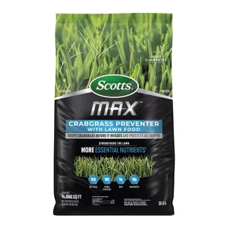 Scotts MAX Crabgrass Preventer with Lawn Food, 14,000 Sq. Ft.
