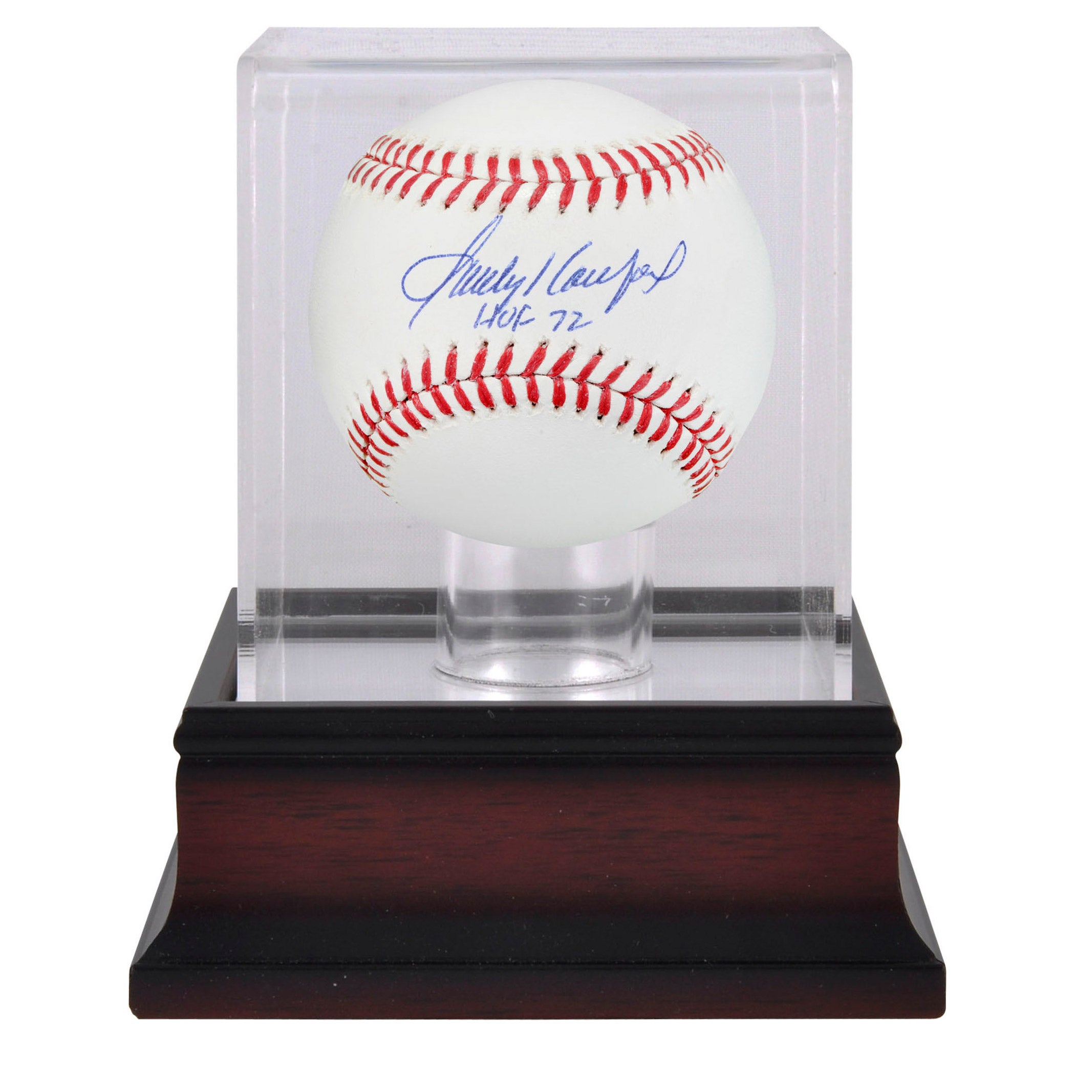 Sandy Koufax Los Angeles Dodgers Autographed Baseball with Display