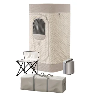 Homedics Premium Steam Sauna, Cream