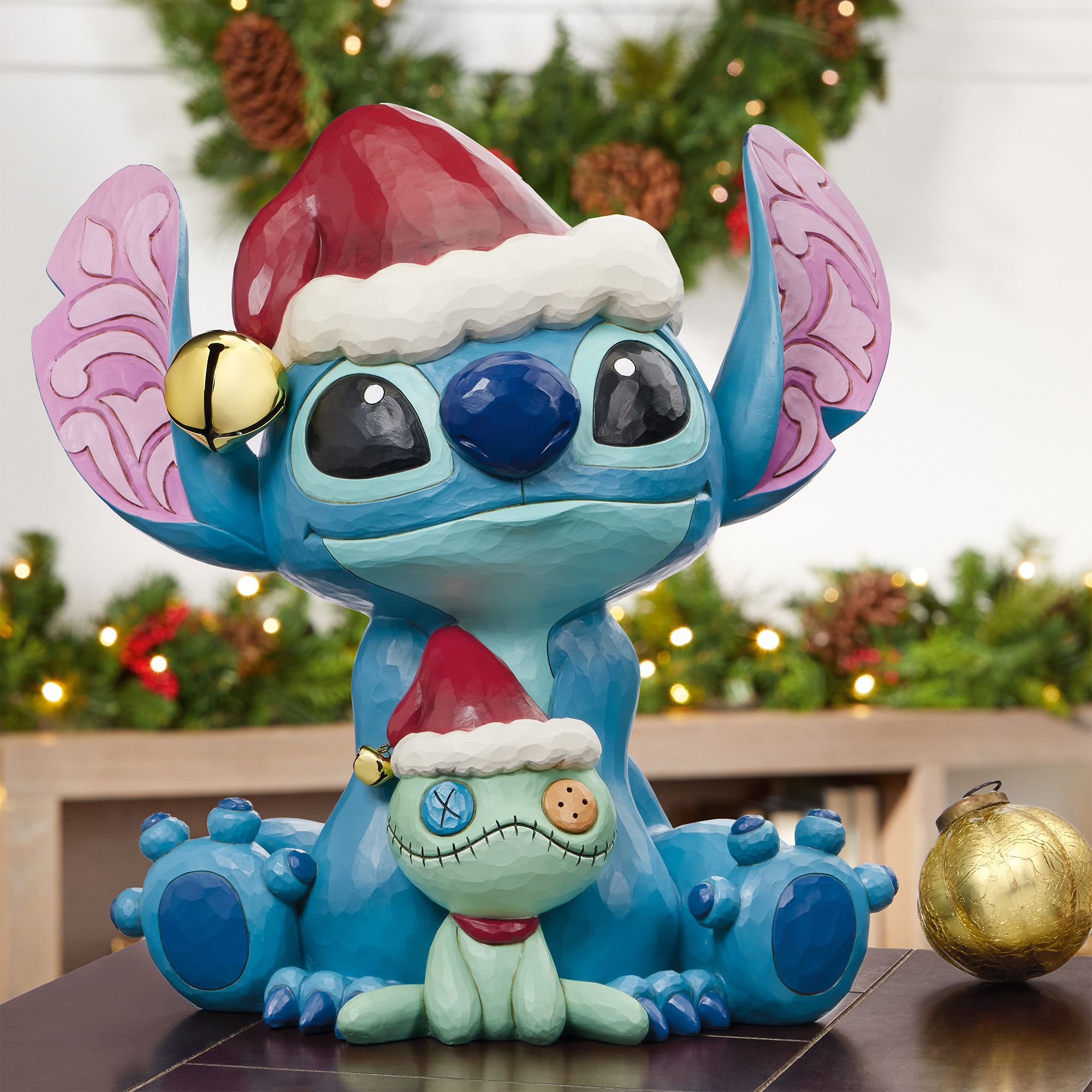 37.4 cm (14.7 in.) Disney Holiday - Stitch and Scrump by Jim Shore