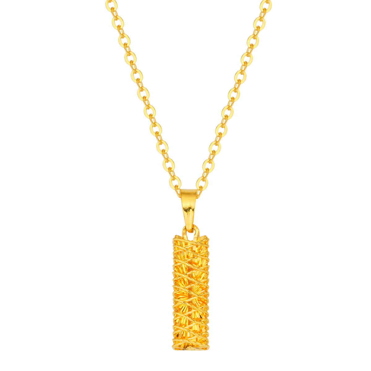 Ninave Pendant Necklace in 24-kt Yellow Gold