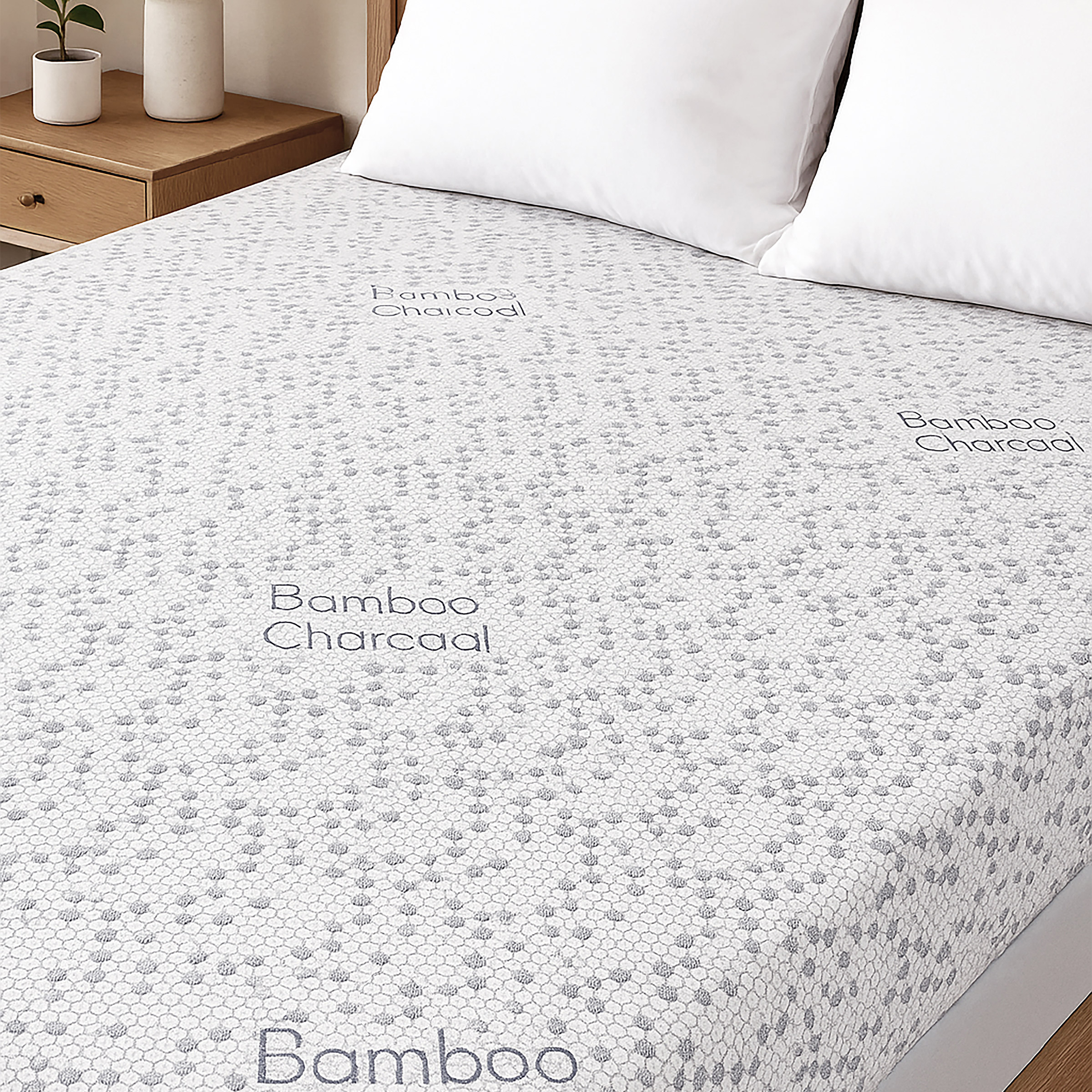 Cotton House Charcoal Infused Waterproof Mattress Protector