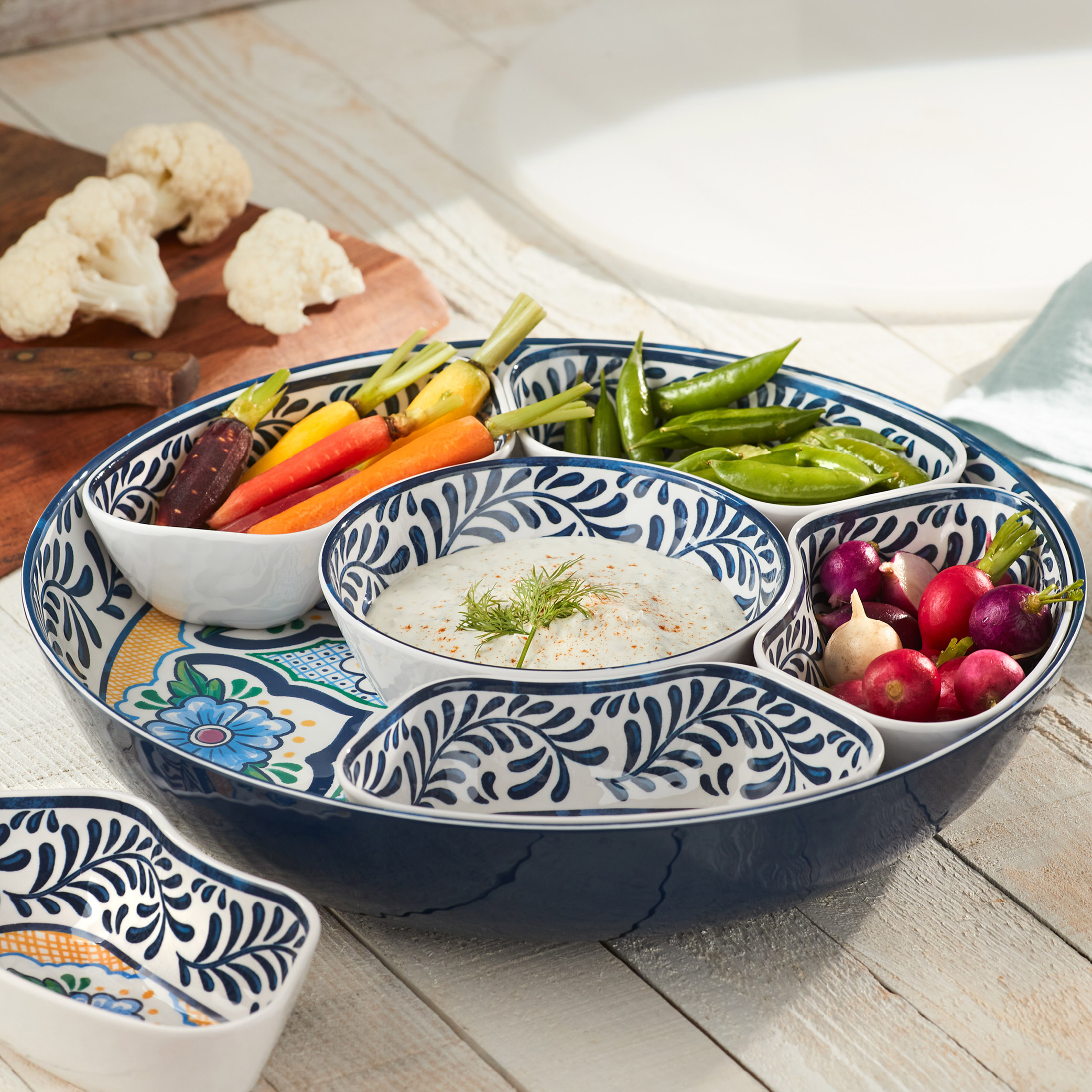 7-piece Melamine Lazy Susan with Cover | Costco