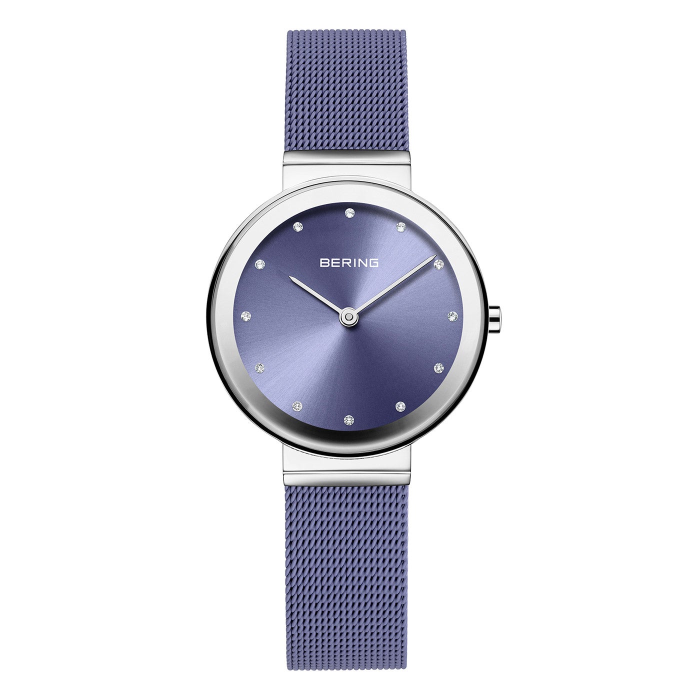 Bering Classic Stainless Steel Lavender Dial Women display picture 2