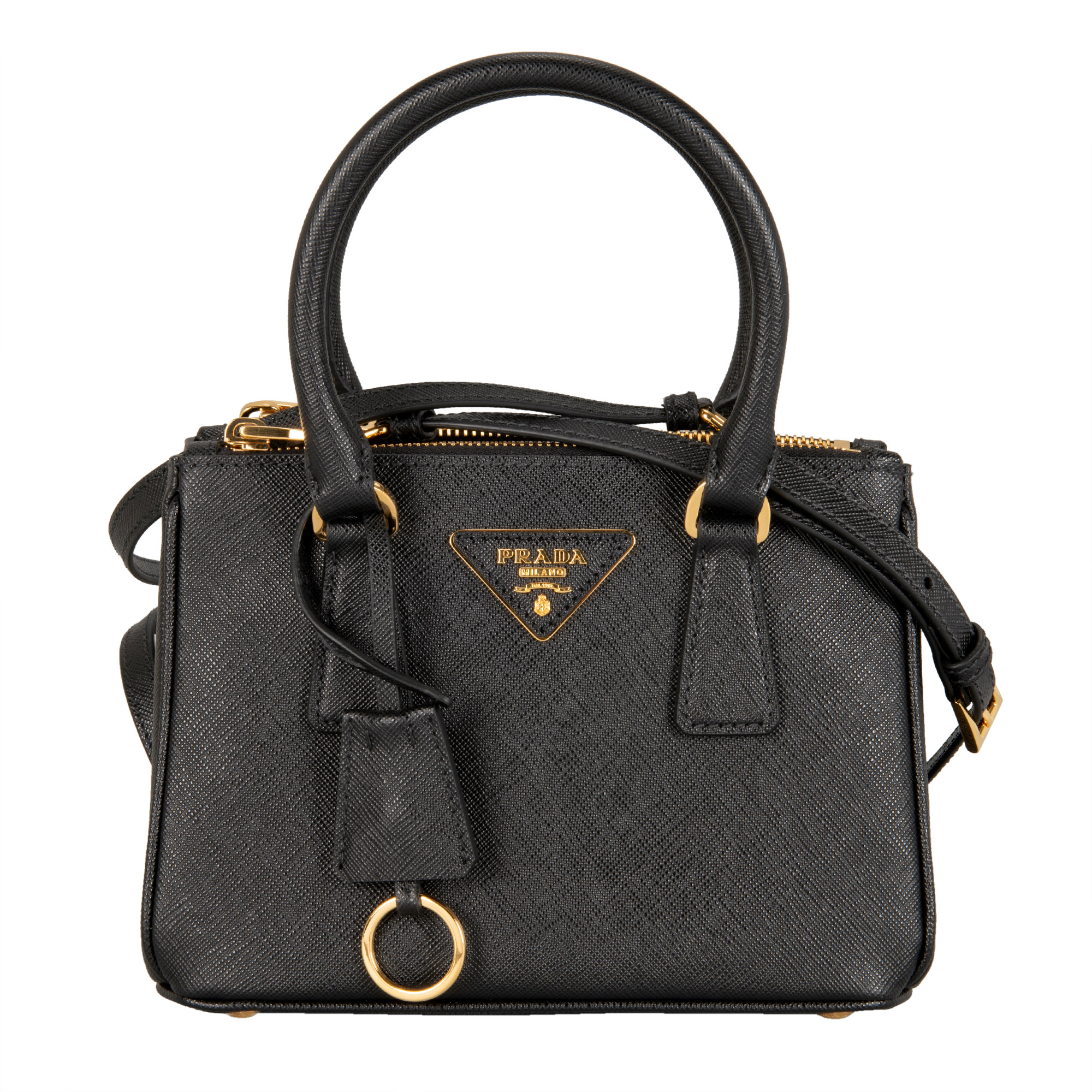 Prada Mini Bag Galleria Saffiano Nero | Costco