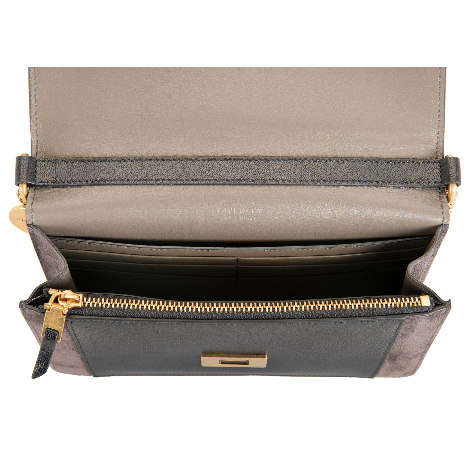 GIVENCHY GV3 ショルダーバッグ GIVENCHY（ジバンシイ）の「Givenchy GV3 Small Croc-Embossed Leather