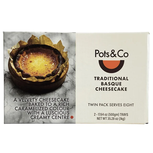 POTS & CO BASQUE CHEESECAKE 2 / 20.2 OZ (2.53 LBS)
