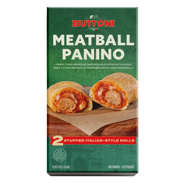 BUITONI MEATBALL PANINO 2CT (1.5LBS)