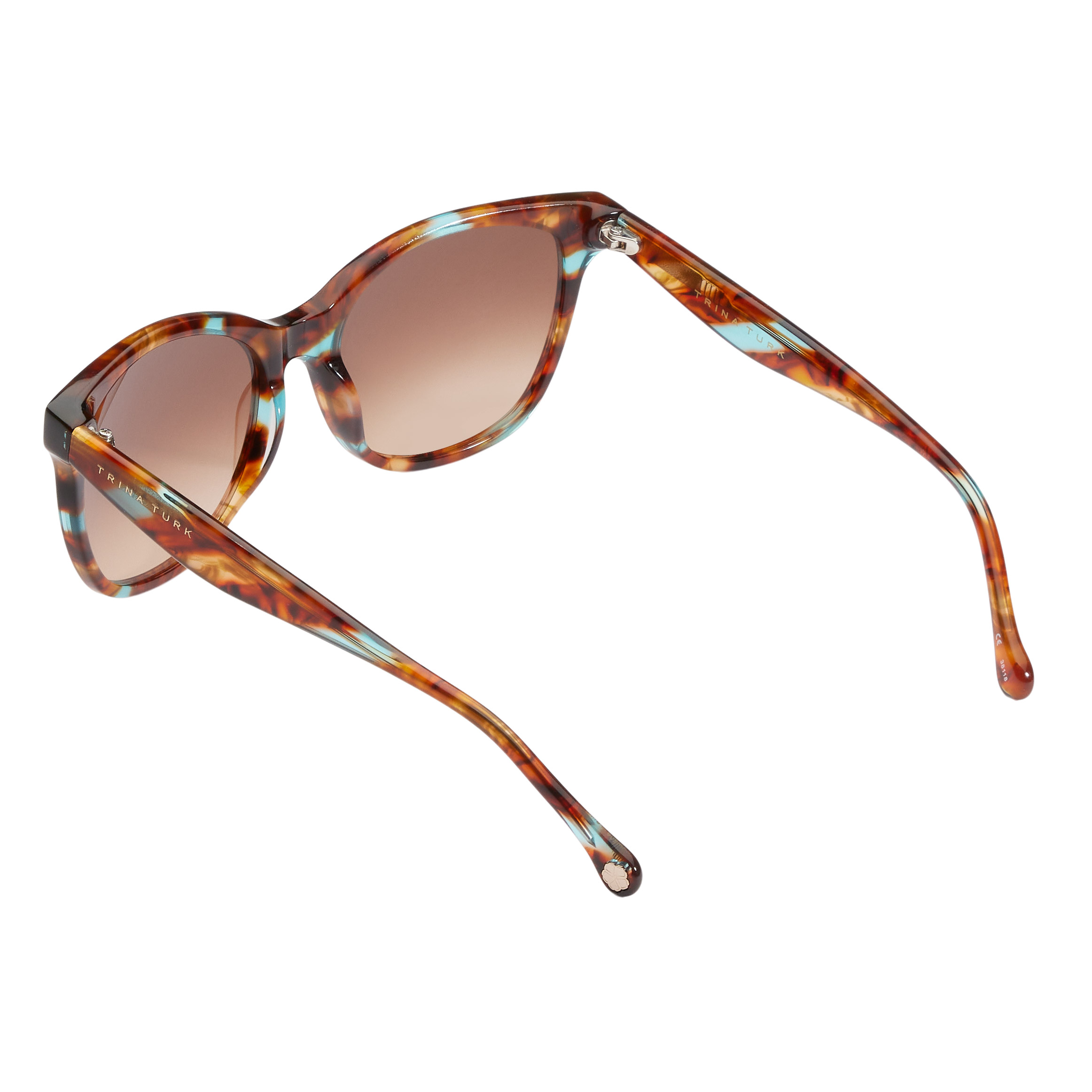 Trina Turk Mallorca Blue Tortoise Brown Sunglasses | Costco