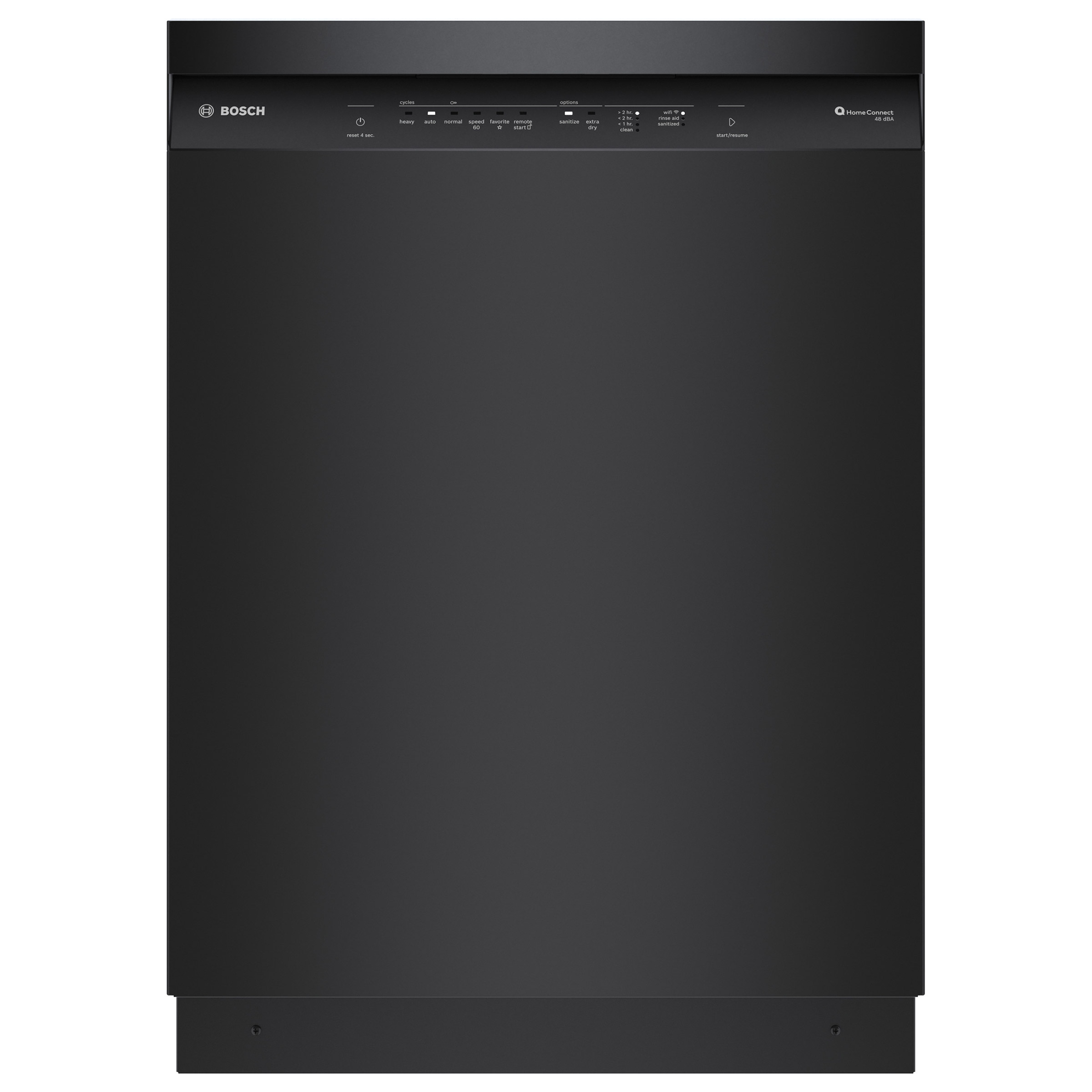 Bosch 100 Series Front Control Recessed Handle Dishwasher