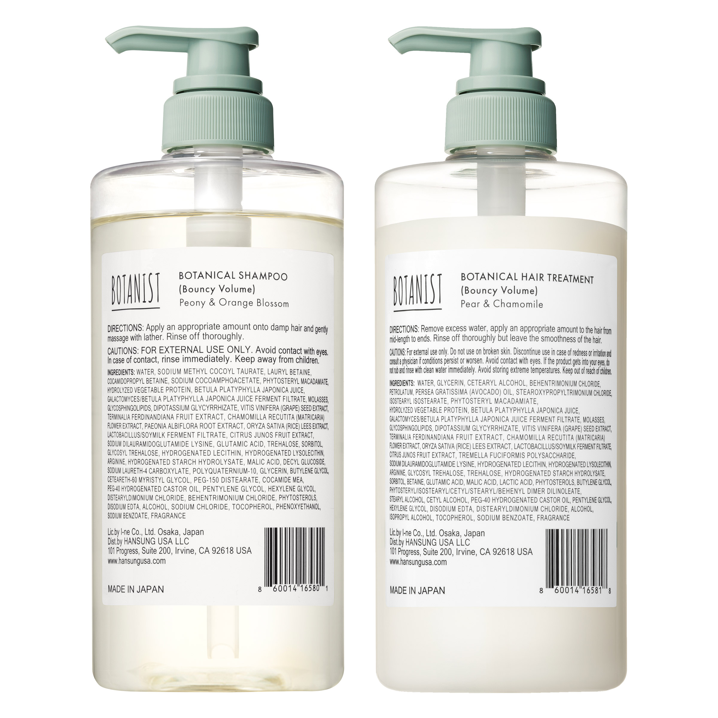 Botanist Bouncy Volume Shampoo + Hair Treatment Set | Costco