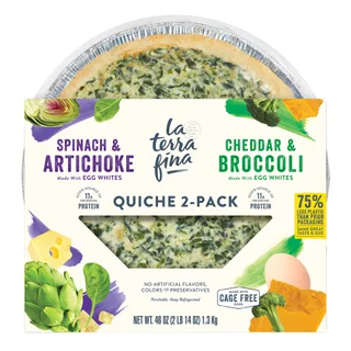La Terra Fina Quiche, Variety Pack, 23 oz, 2-count