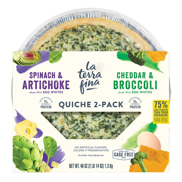 La Terra Fina Quiche, Variety Pack, 23 oz, 2-count