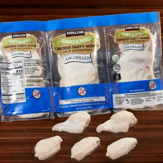 Kirkland Signature Fresh Organic "Air-Chilled" Party Wings