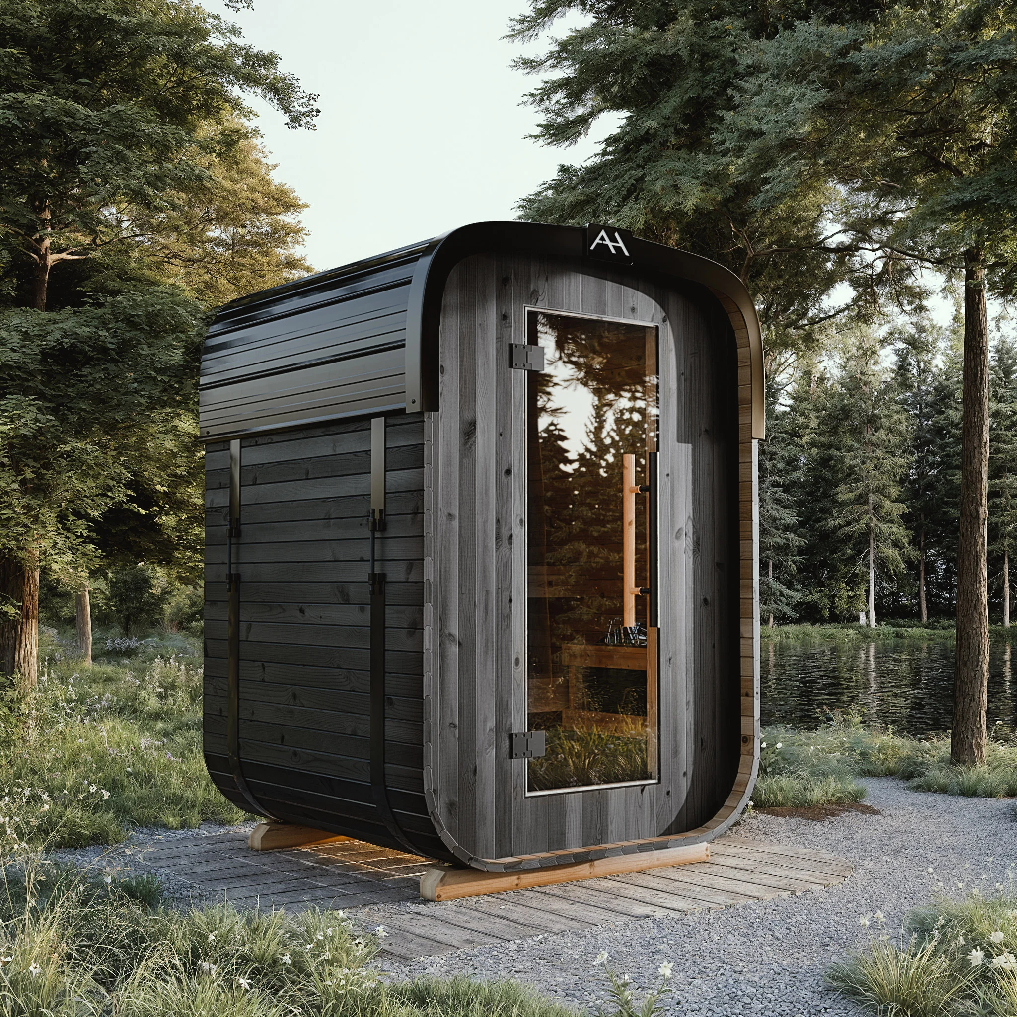 Almost Heaven Saunas Oasis 3-person Outdoor Sauna | Costco
