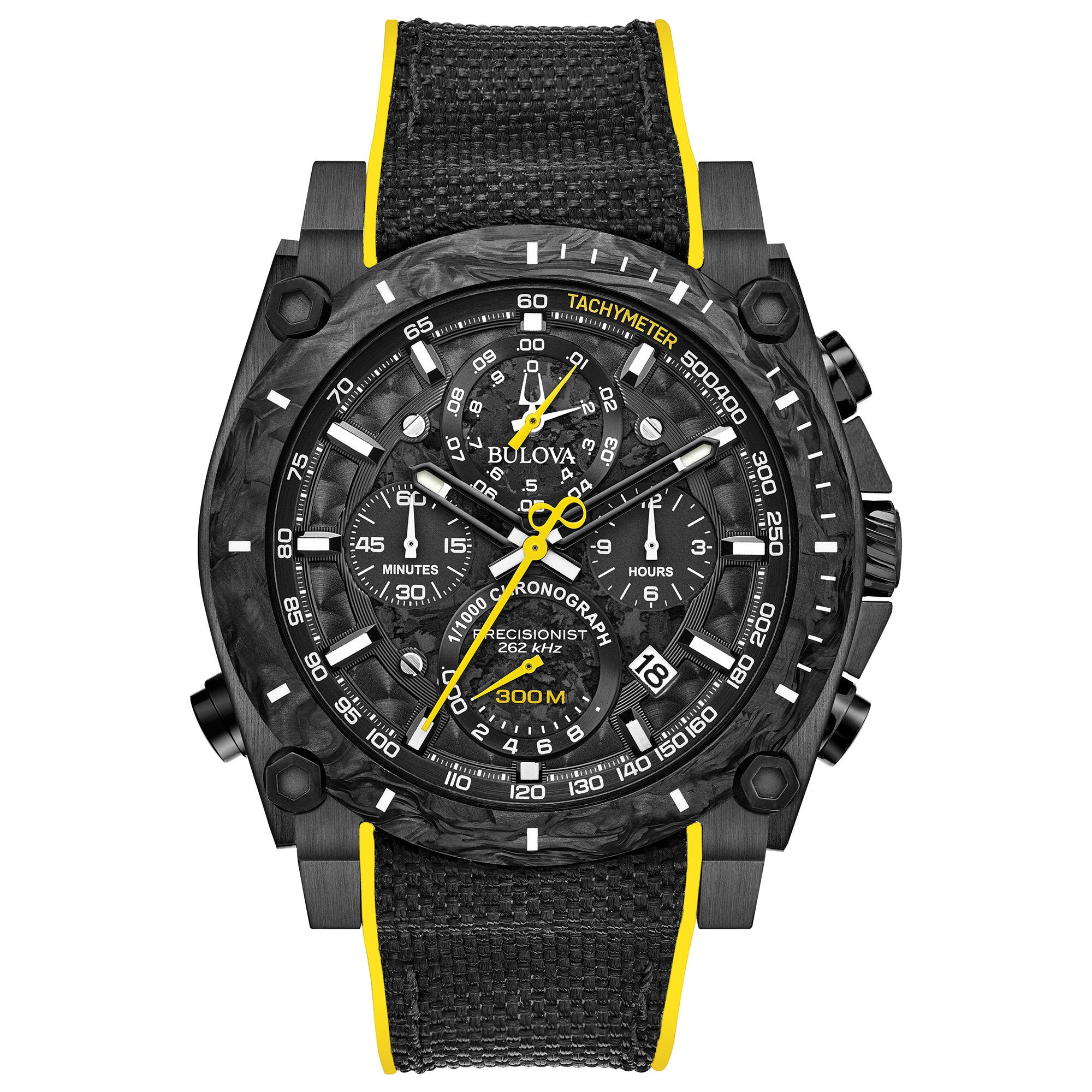 NWT Bulova Prestige Chronograph Quartz Black Dial Watch Bulova Men main image 3
