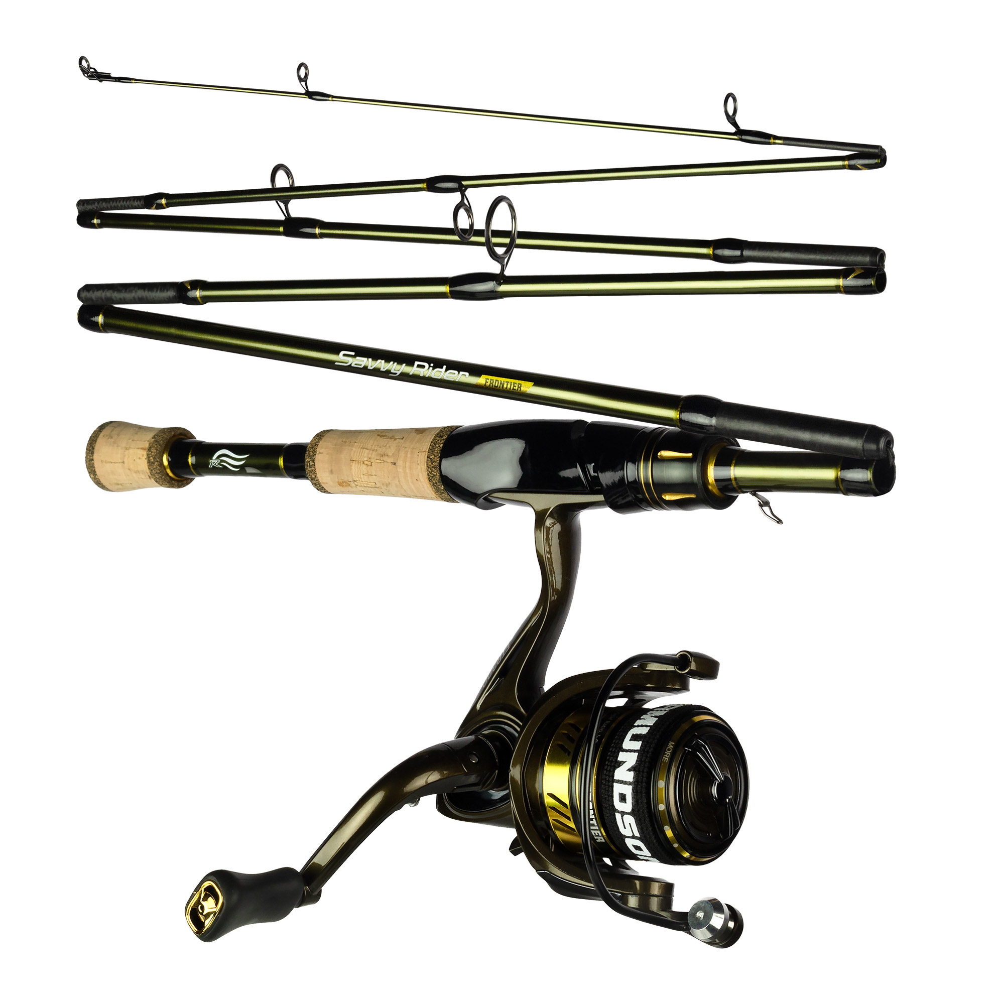amundson fishing rods reels Savvy Rider Backpacker All-in-One Combo : Sports & Outdoors Super strong with a focus on balance Amundson Savvy Rider Frontier F6