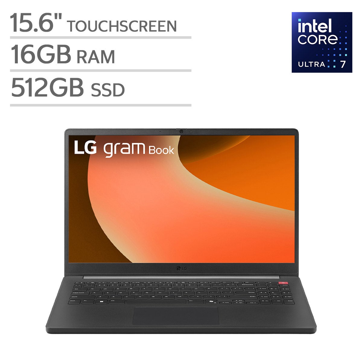LG gram Book 15.6 inch, Touchscreen Laptop, Windows 11 Home, Intel