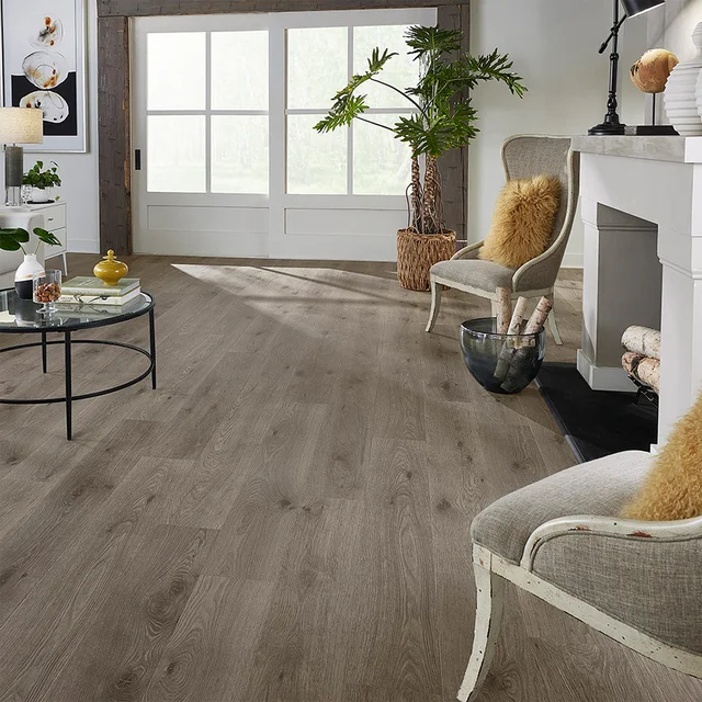 Mohawk Home 12MM Thick 8.3in X 54.3in Waterproof Surface Laminate Wood Plank Flooring (18.89 sq ft/ctn), Riverway