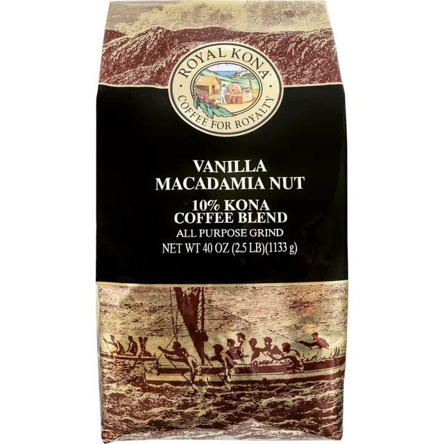 Royal Kona Vanilla Macadamia Nut, 40 oz