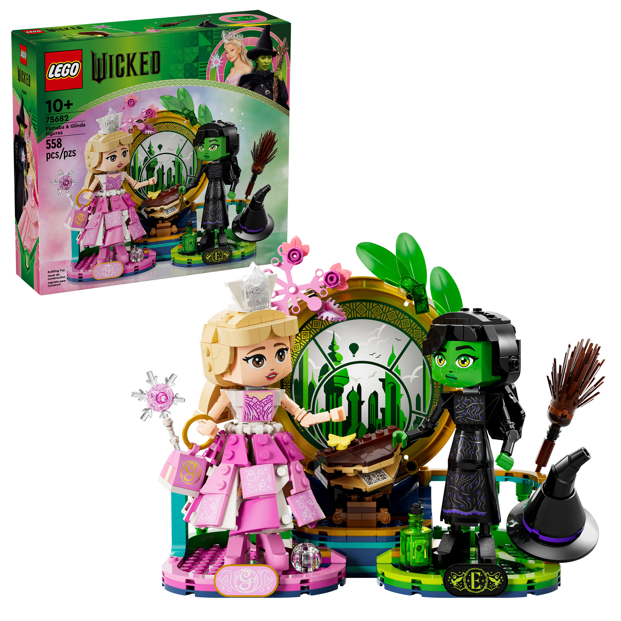 LEGO Wicked Elphaba & Glinda Figures Fantasy Playset - 75682