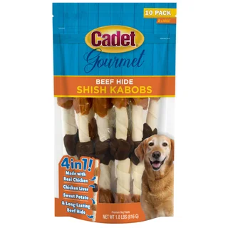Cadet Shish Kabobs X-Large Dog Treat, 10-count