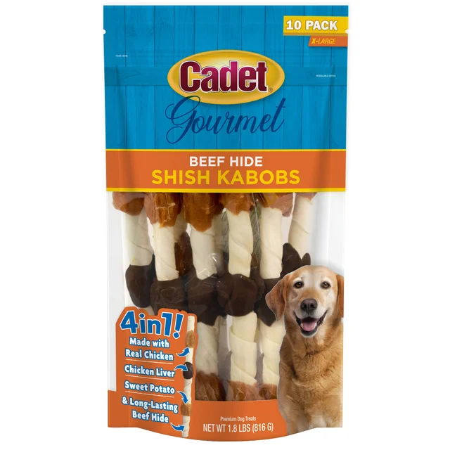 Cadet Shish Kabobs X-Large Dog Treat, 10-count