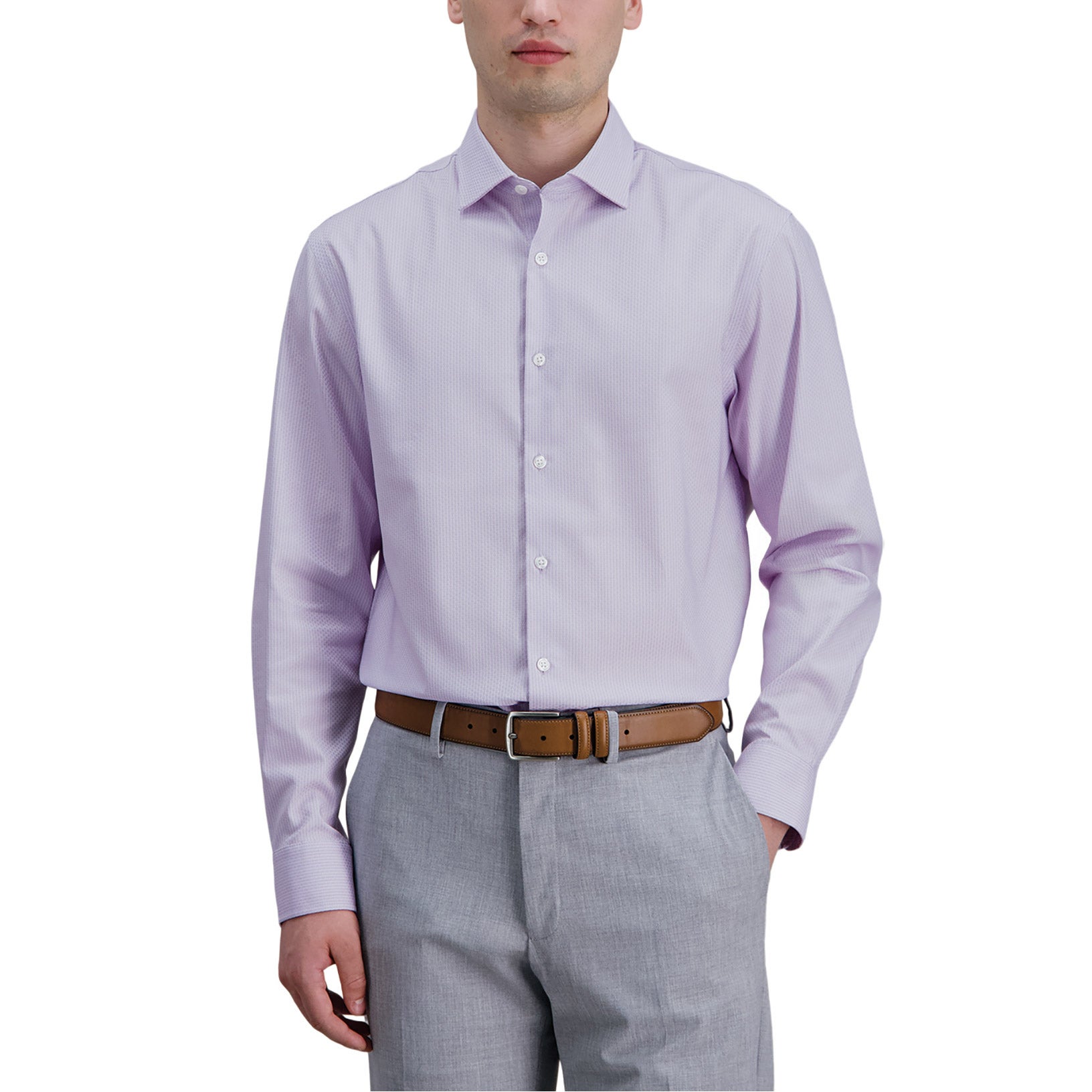 Haggar Men's Button-Up Dress Shirt