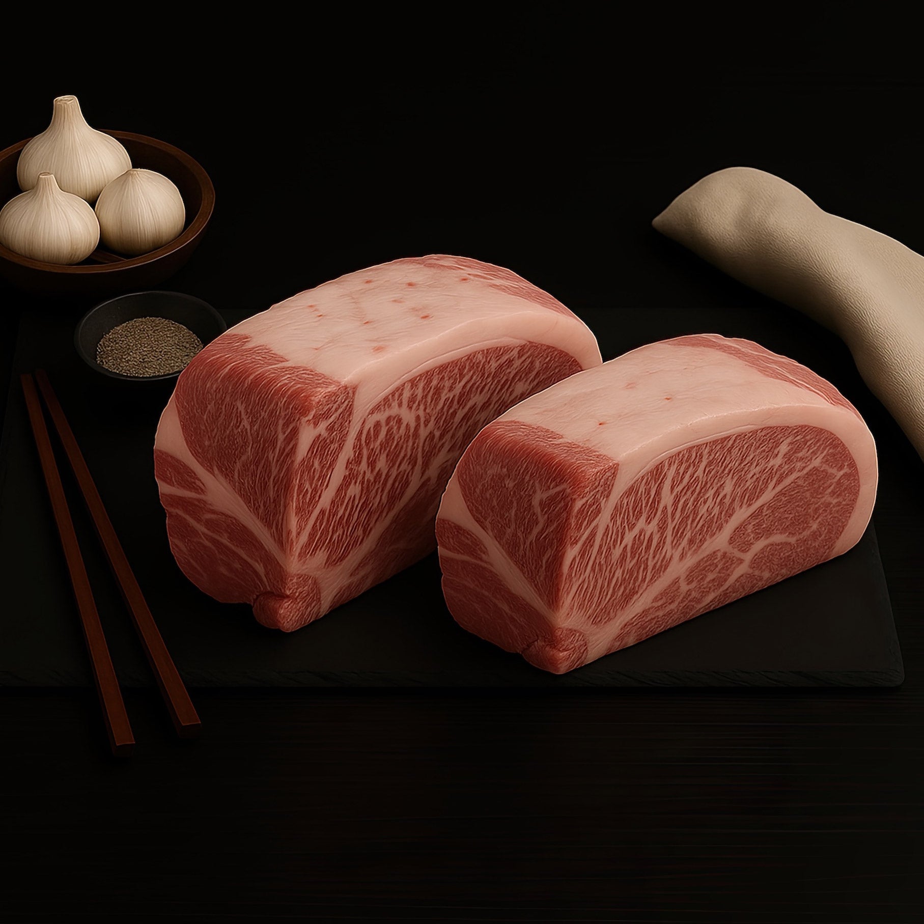 Authentic Wagyu Japanese A5 Wagyu Striploin Roast, 2-count