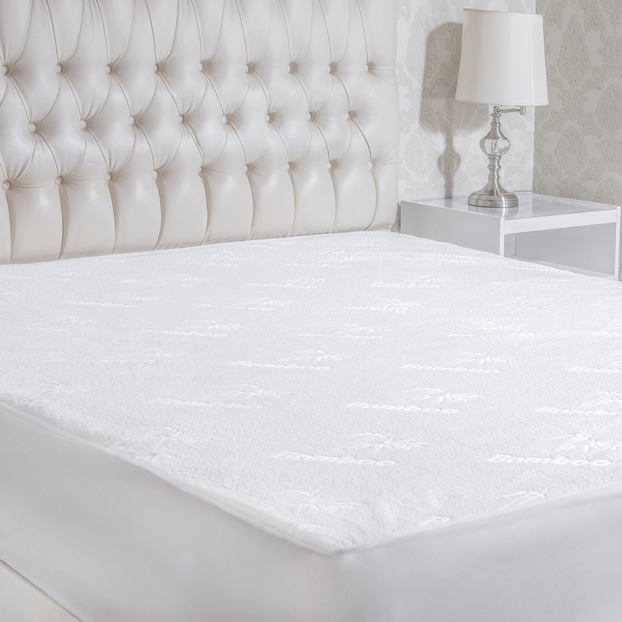 Swiss Comforts Rayon from Natural Bamboo Waterproof Mattress Protector