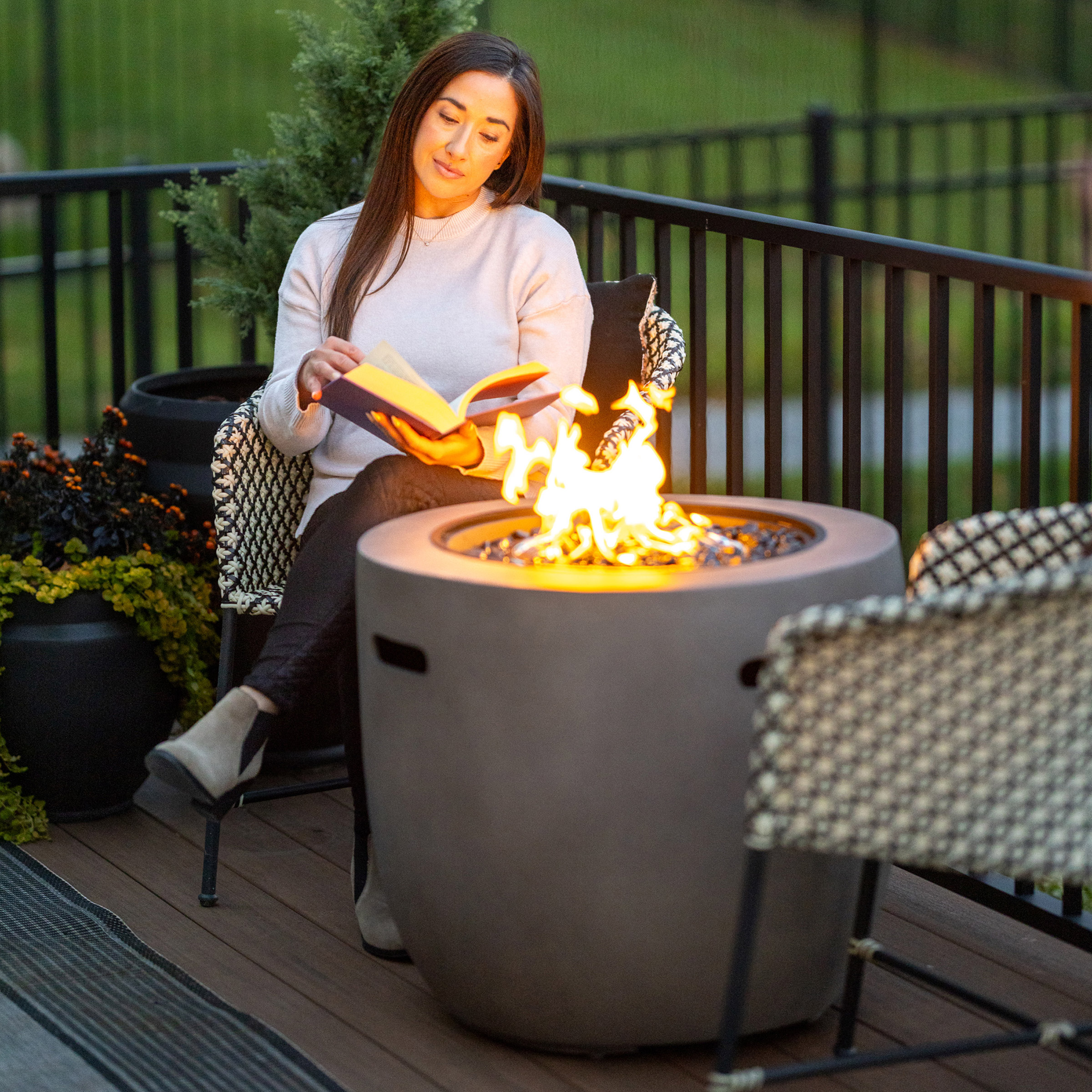 Sunbeam Euro Resin Fire Pit | Costco