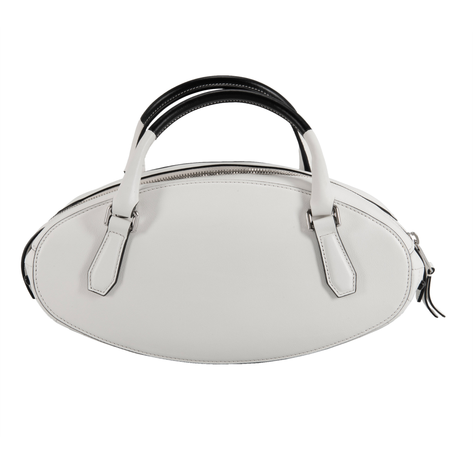 Tods Mini Boston Leather Bag, White | Costco