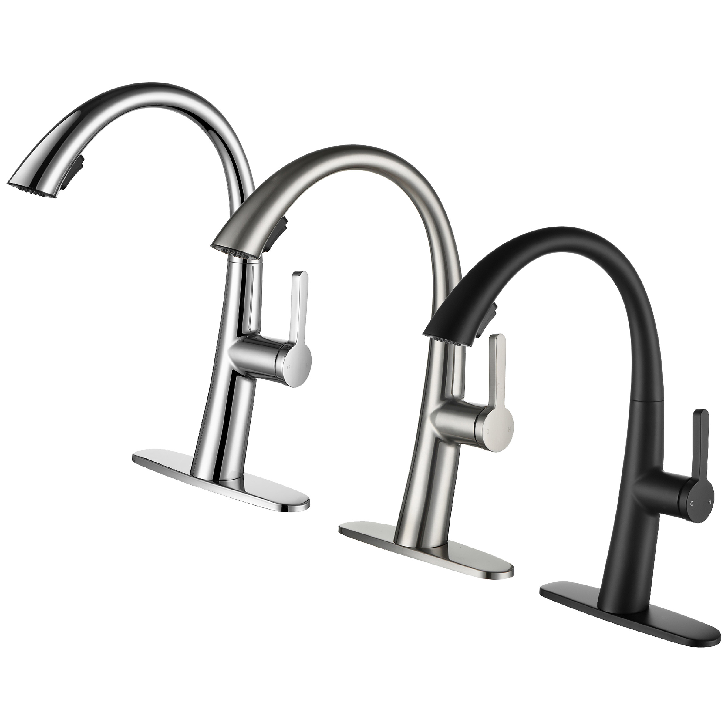 Westmount Waterworks Daulfyn Pull-down Kitchen Faucet