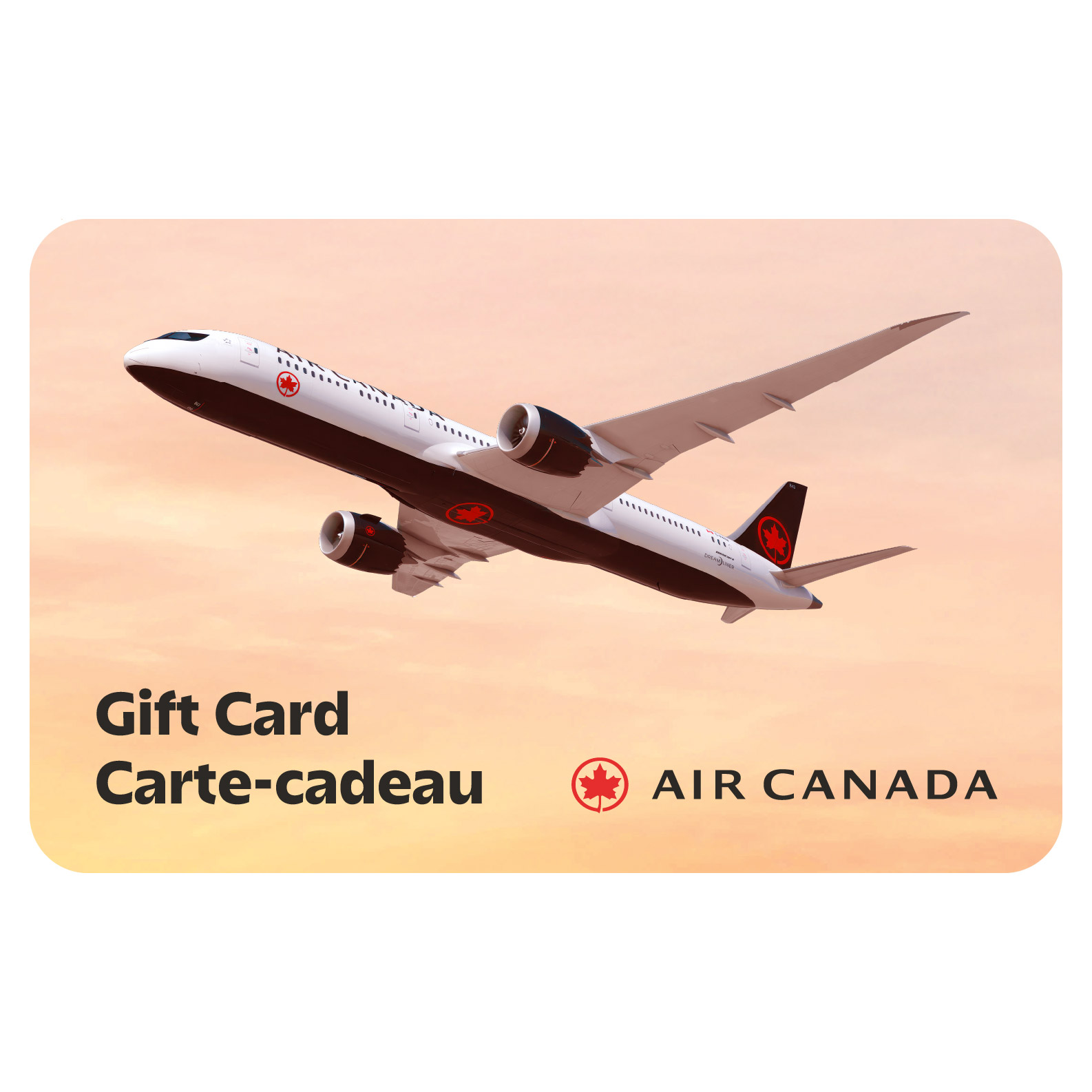 Air Canada $500 E-Gift Card - Item is Non-Refundable
