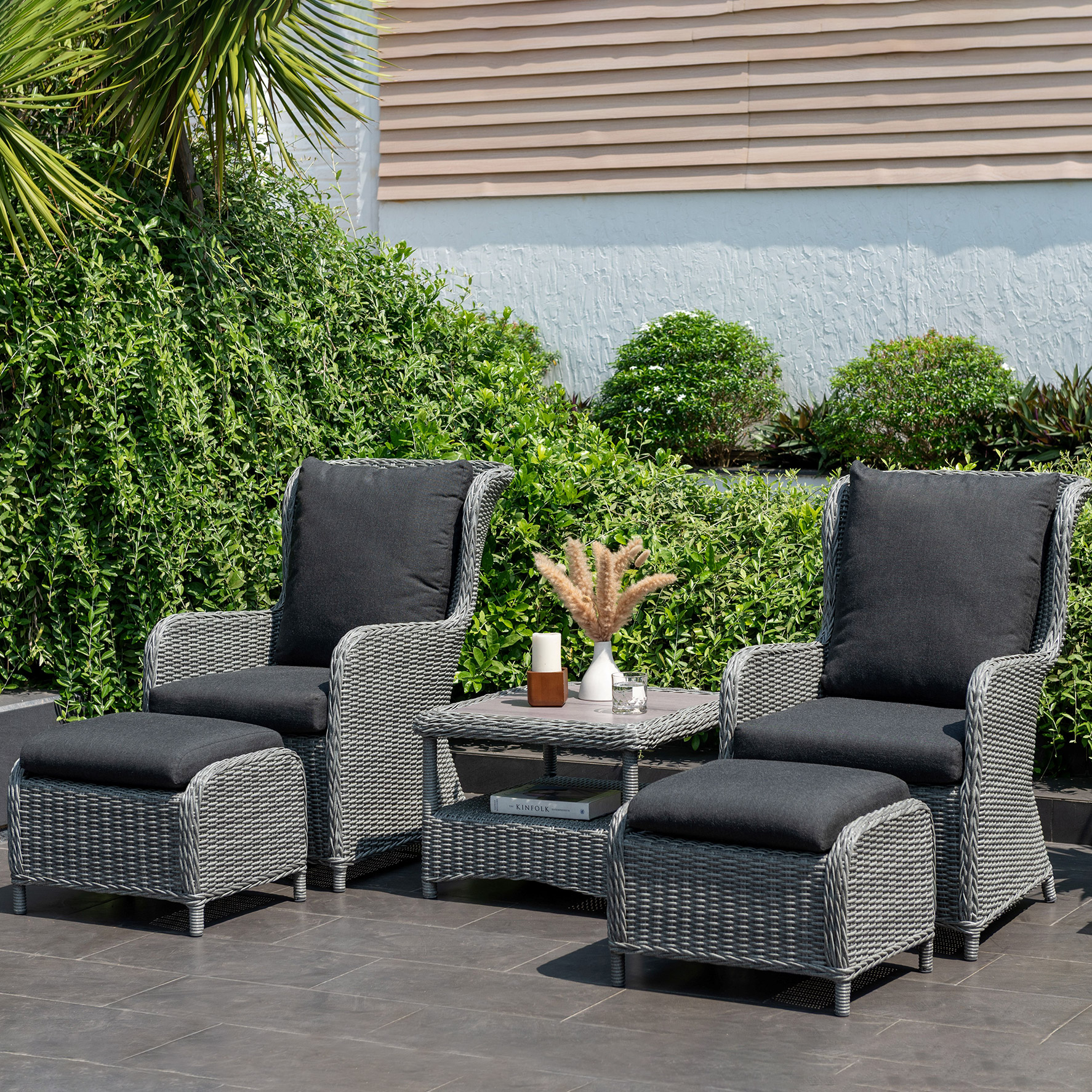 Martinique 5-piece Patio Conversation Set