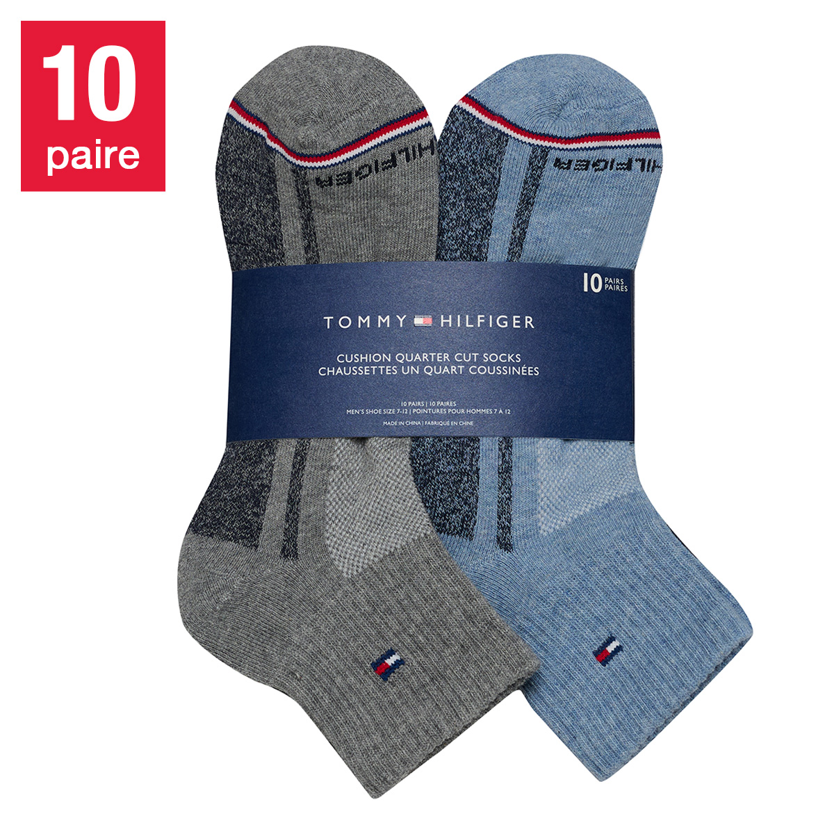 Chaussettes De Course Balega Blister Resist - Quart Gris/Bleu, Taille S Homme, Mohair & Drynamix